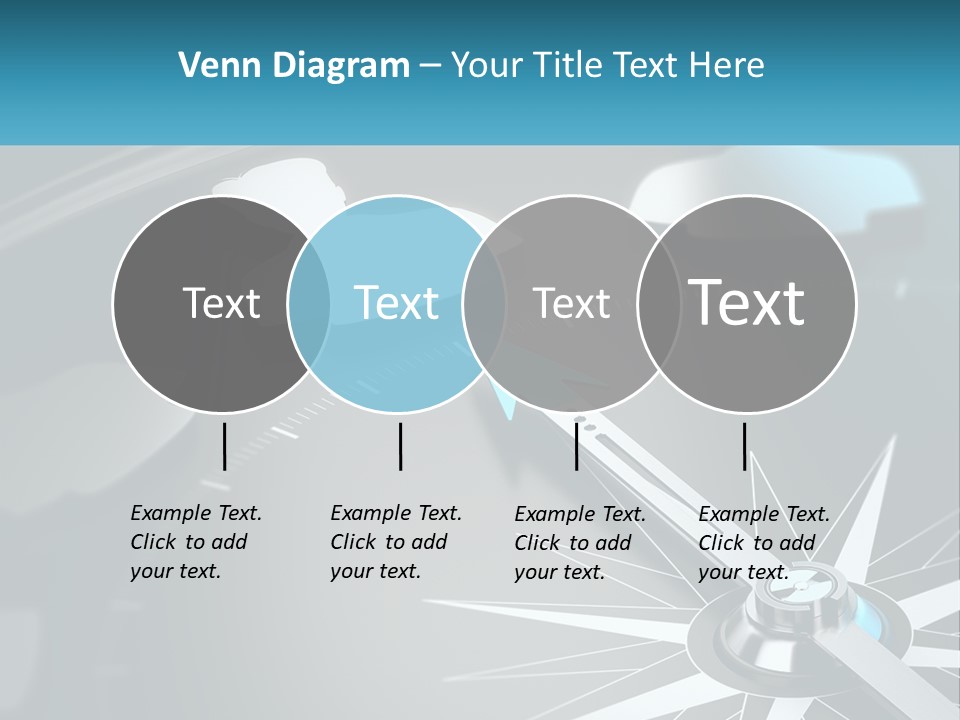 A Close Up Of A Clock With A Blue Arrow PowerPoint Template