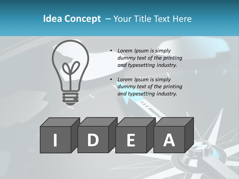 A Close Up Of A Clock With A Blue Arrow PowerPoint Template