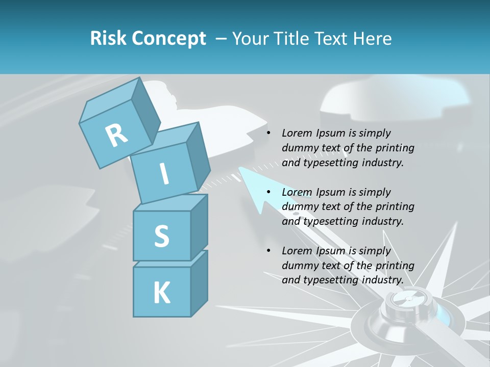 A Close Up Of A Clock With A Blue Arrow PowerPoint Template