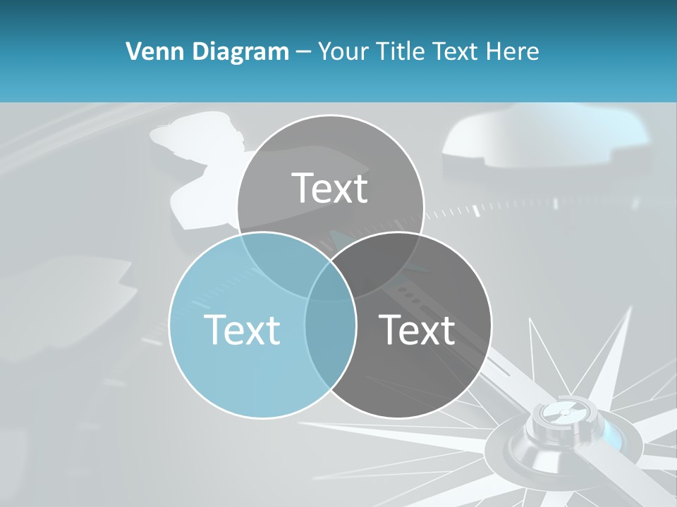 A Close Up Of A Clock With A Blue Arrow PowerPoint Template