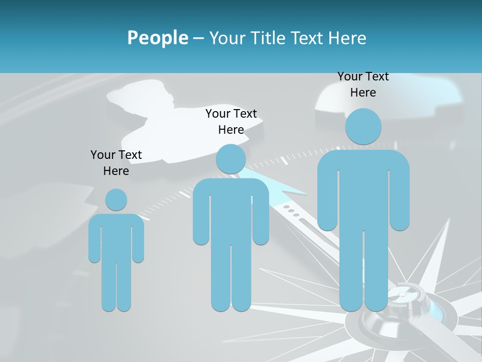 A Close Up Of A Clock With A Blue Arrow PowerPoint Template