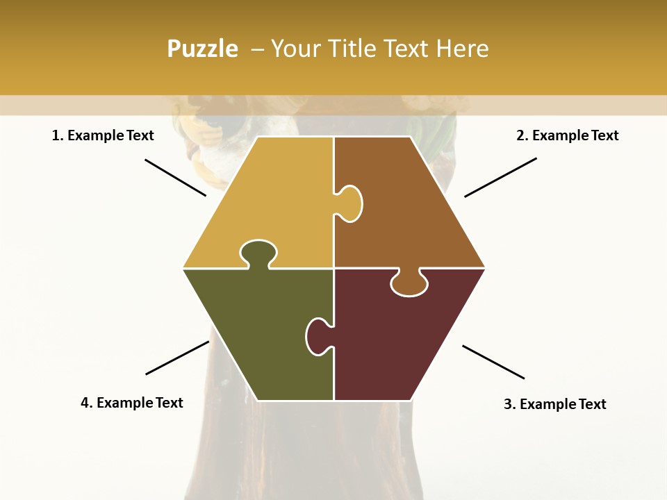 A Statue Of A Woman Holding A Child PowerPoint Template