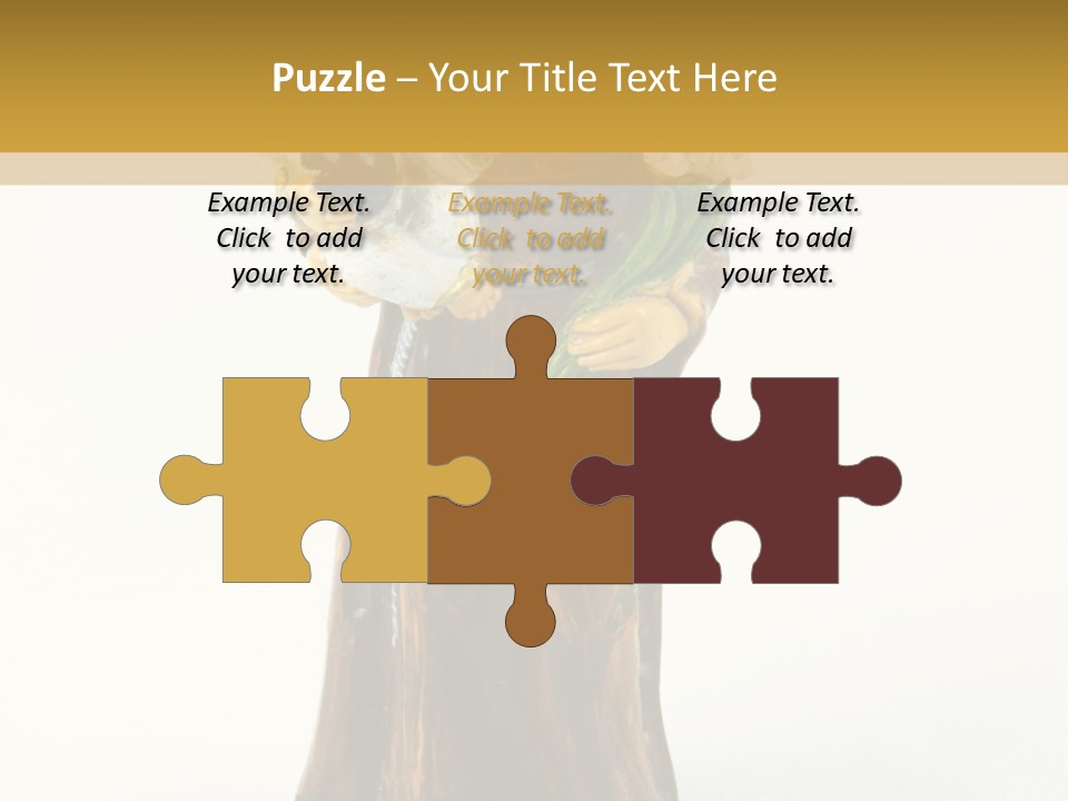 A Statue Of A Woman Holding A Child PowerPoint Template