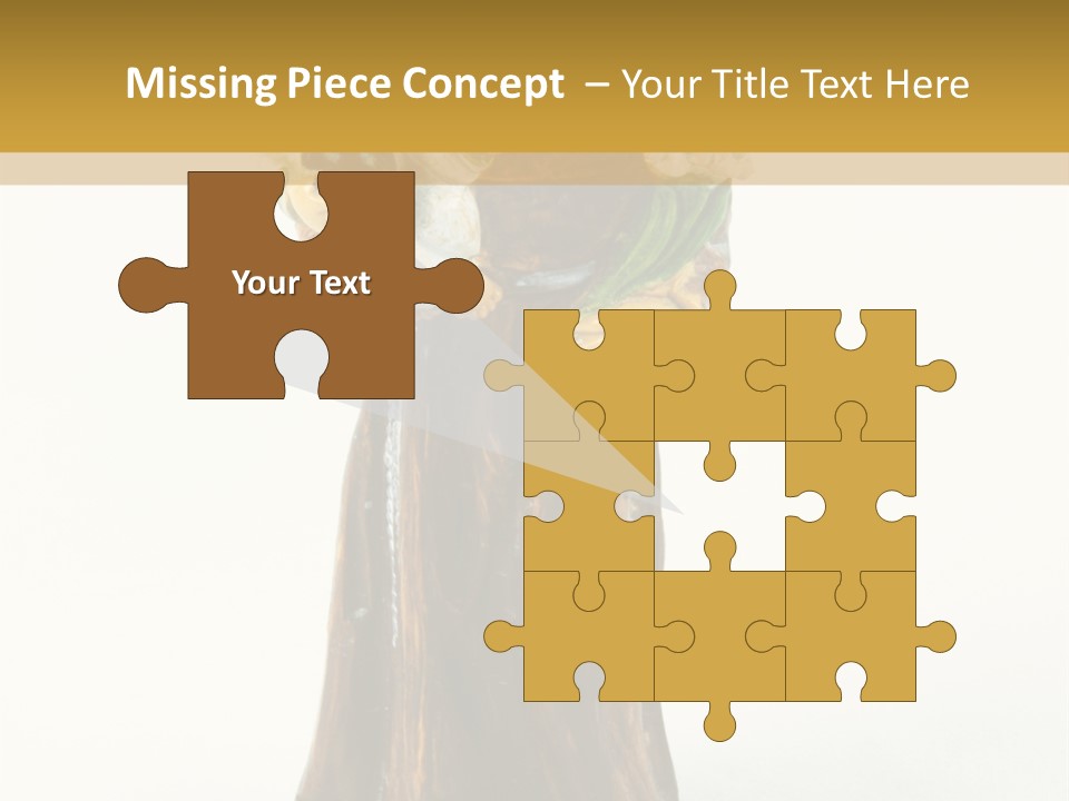 A Statue Of A Woman Holding A Child PowerPoint Template