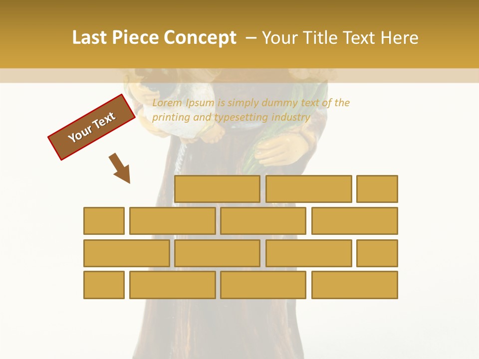 A Statue Of A Woman Holding A Child PowerPoint Template