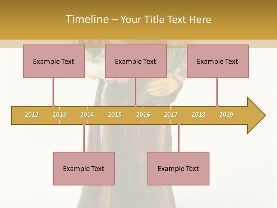A Statue Of A Woman Holding A Child PowerPoint Template