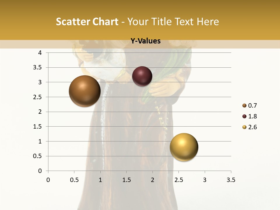 A Statue Of A Woman Holding A Child PowerPoint Template