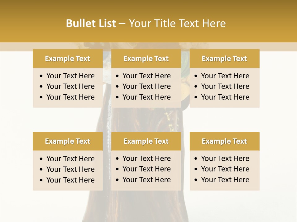 A Statue Of A Woman Holding A Child PowerPoint Template