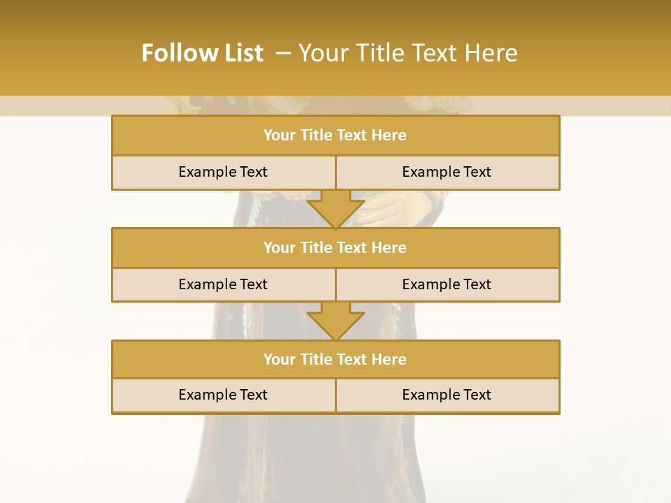 A Statue Of A Woman Holding A Child PowerPoint Template