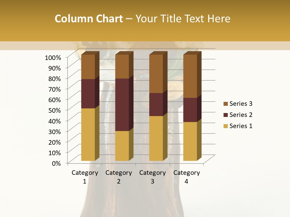 A Statue Of A Woman Holding A Child PowerPoint Template