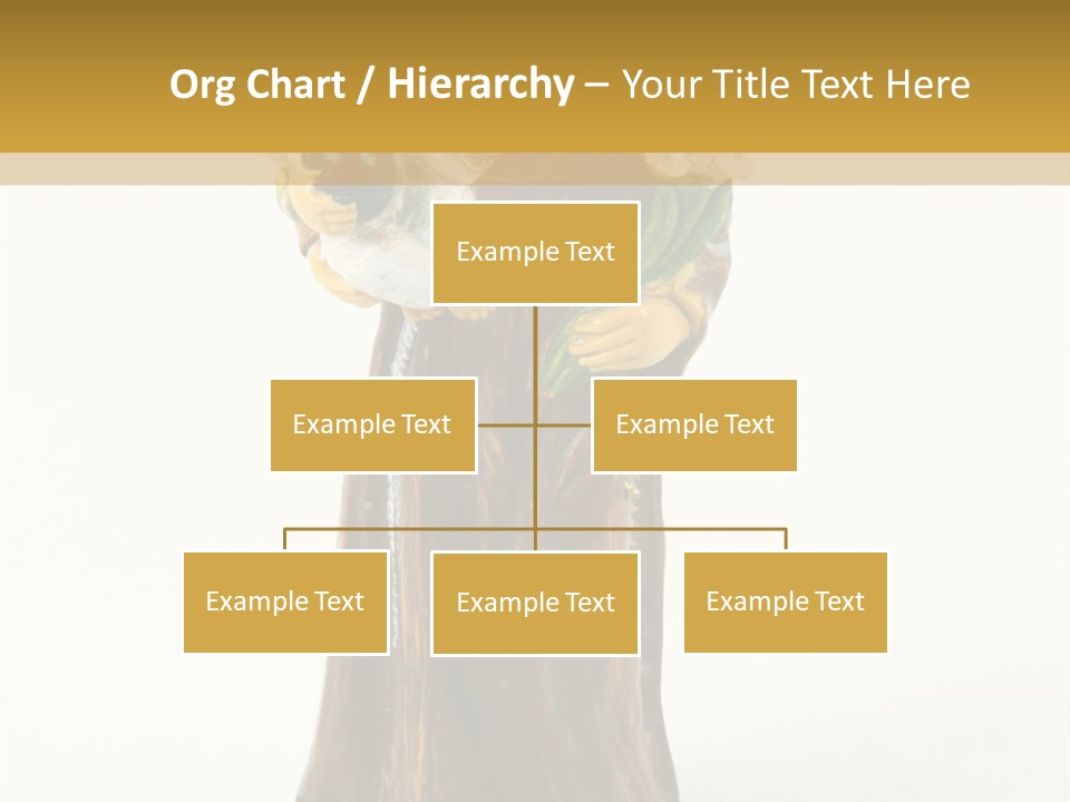 A Statue Of A Woman Holding A Child PowerPoint Template
