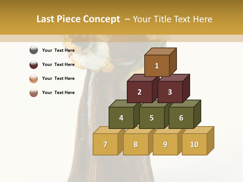 A Statue Of A Woman Holding A Child PowerPoint Template