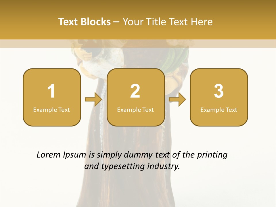 A Statue Of A Woman Holding A Child PowerPoint Template