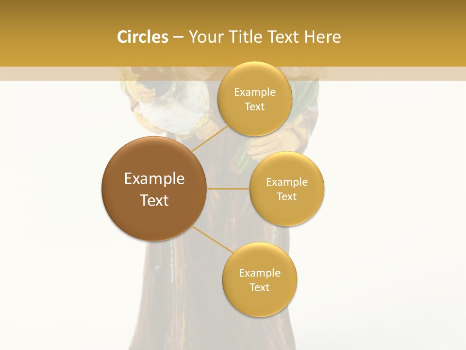 A Statue Of A Woman Holding A Child PowerPoint Template