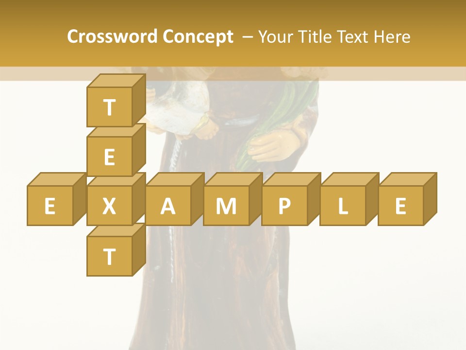 A Statue Of A Woman Holding A Child PowerPoint Template