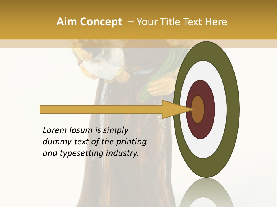 A Statue Of A Woman Holding A Child PowerPoint Template