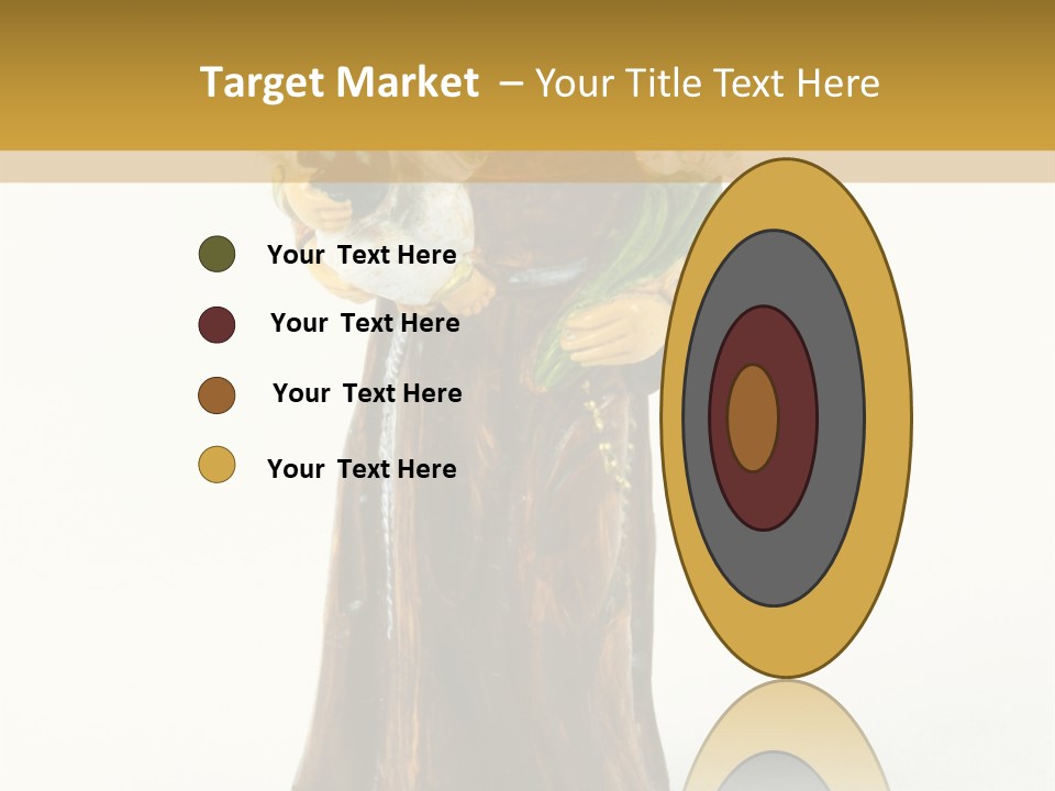 A Statue Of A Woman Holding A Child PowerPoint Template