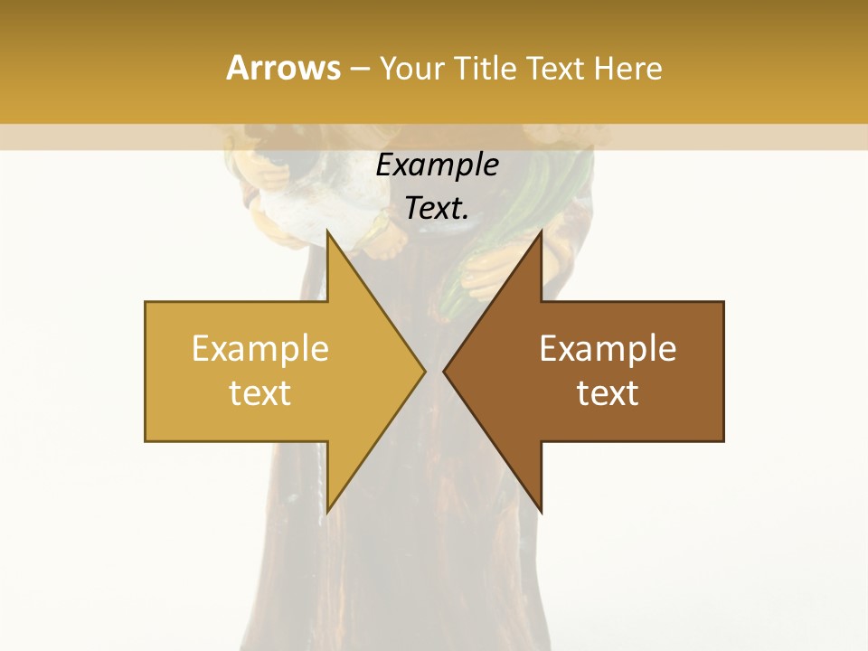 A Statue Of A Woman Holding A Child PowerPoint Template