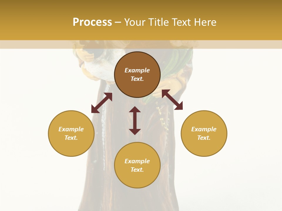 A Statue Of A Woman Holding A Child PowerPoint Template