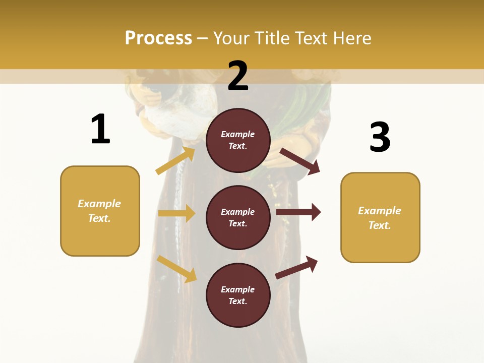 A Statue Of A Woman Holding A Child PowerPoint Template