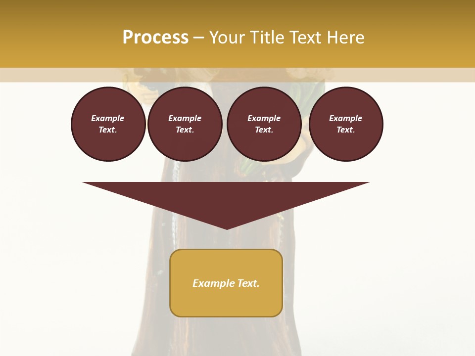 A Statue Of A Woman Holding A Child PowerPoint Template