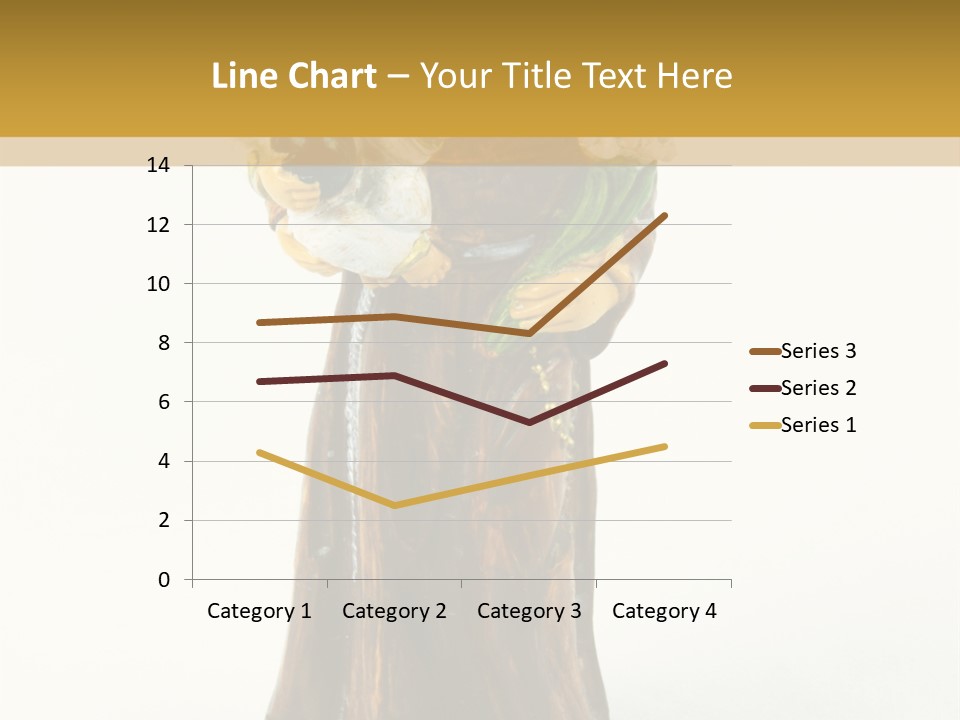 A Statue Of A Woman Holding A Child PowerPoint Template