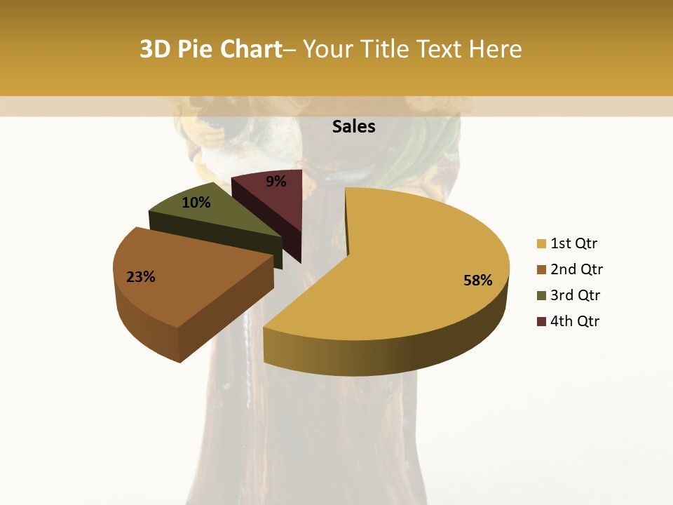 A Statue Of A Woman Holding A Child PowerPoint Template