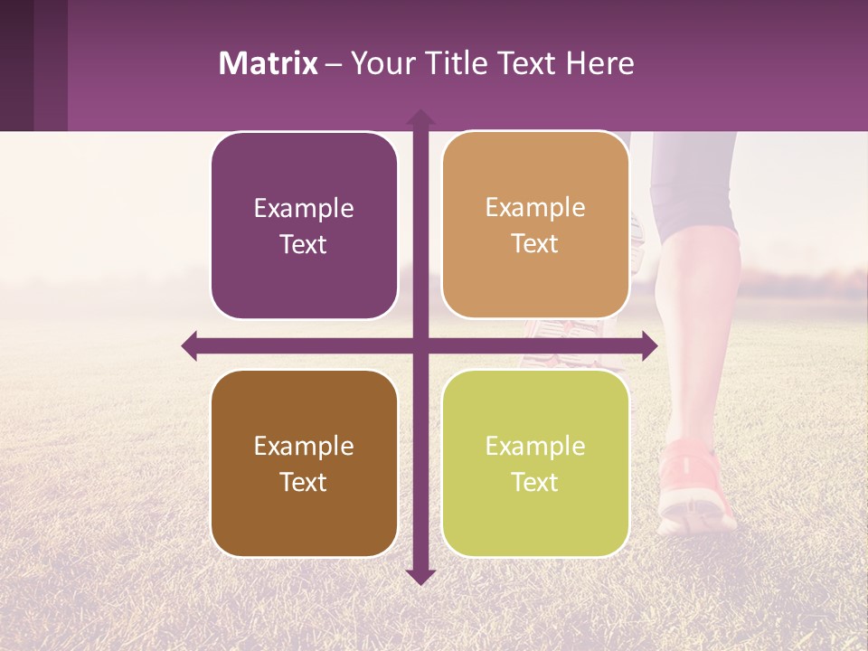 A Person Walking On A Field With A Skateboard PowerPoint Template