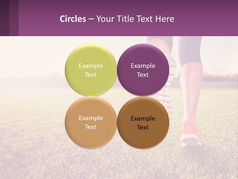 A Person Walking On A Field With A Skateboard PowerPoint Template