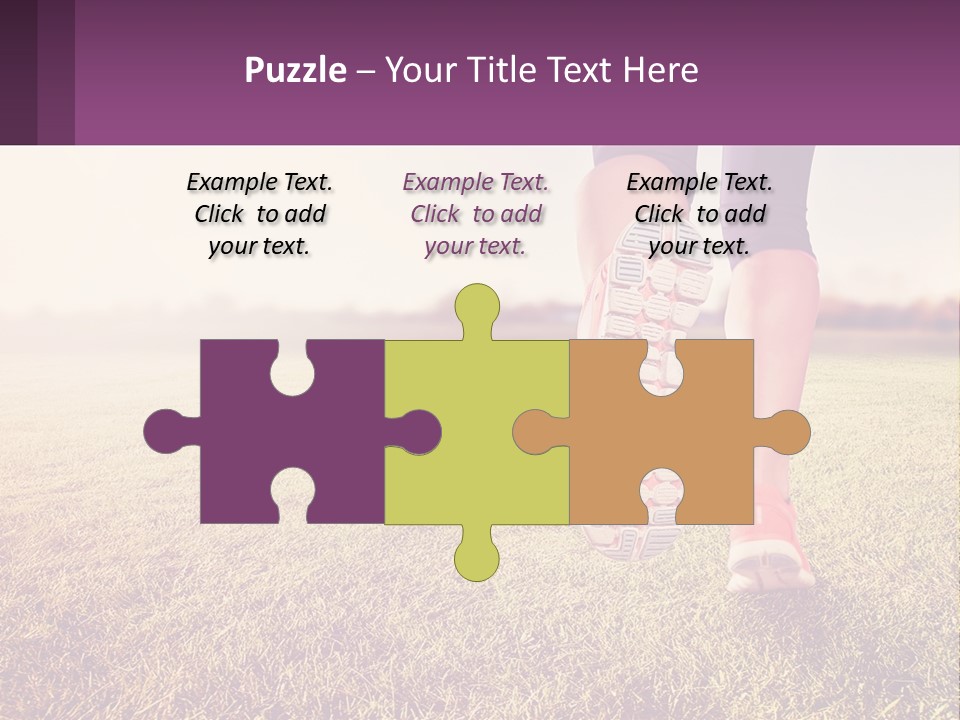 A Person Walking On A Field With A Skateboard PowerPoint Template