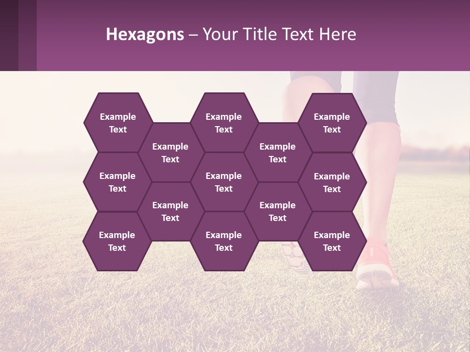 A Person Walking On A Field With A Skateboard PowerPoint Template