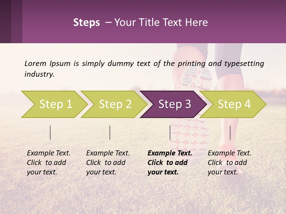 A Person Walking On A Field With A Skateboard PowerPoint Template