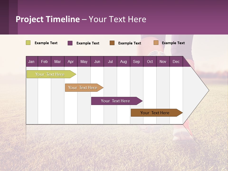 A Person Walking On A Field With A Skateboard PowerPoint Template