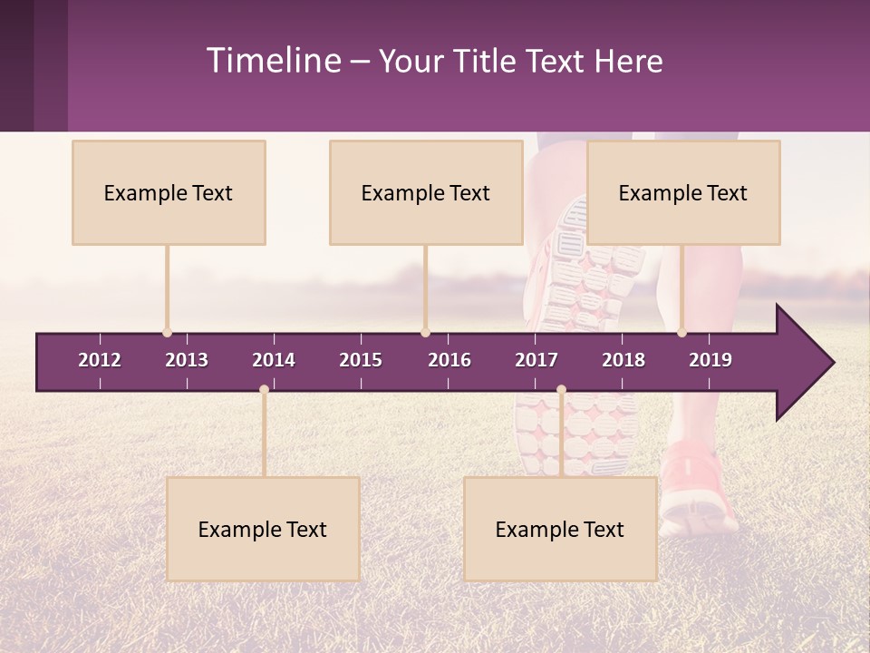 A Person Walking On A Field With A Skateboard PowerPoint Template