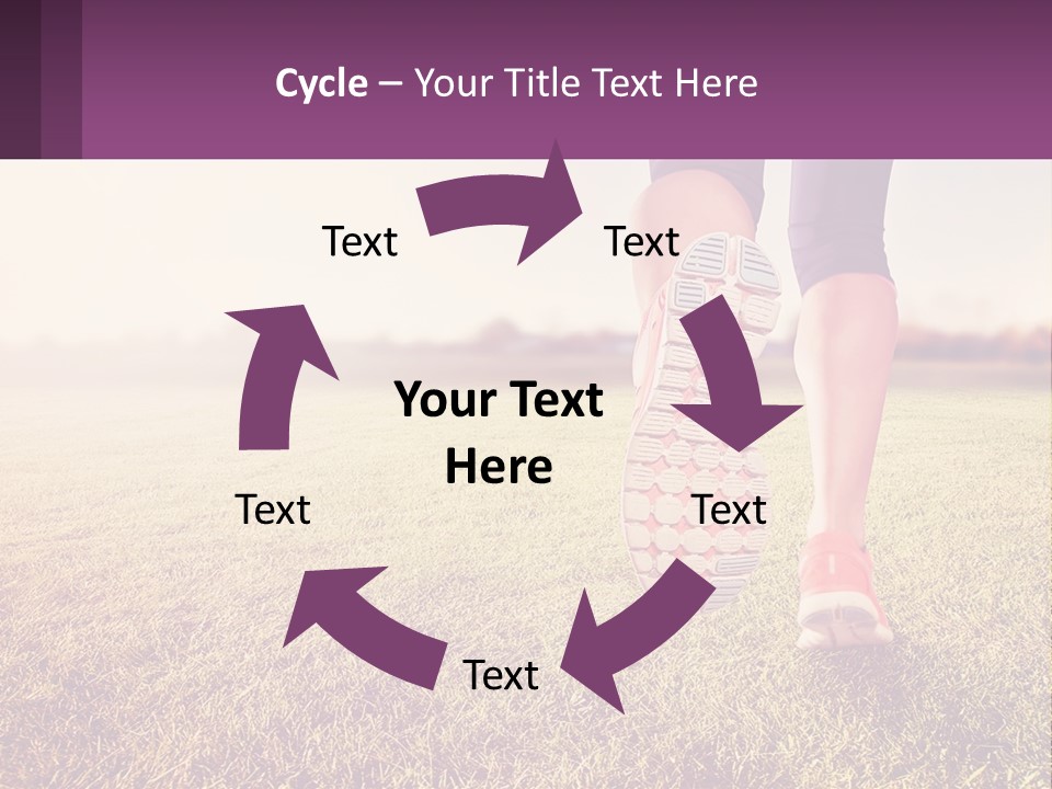 A Person Walking On A Field With A Skateboard PowerPoint Template