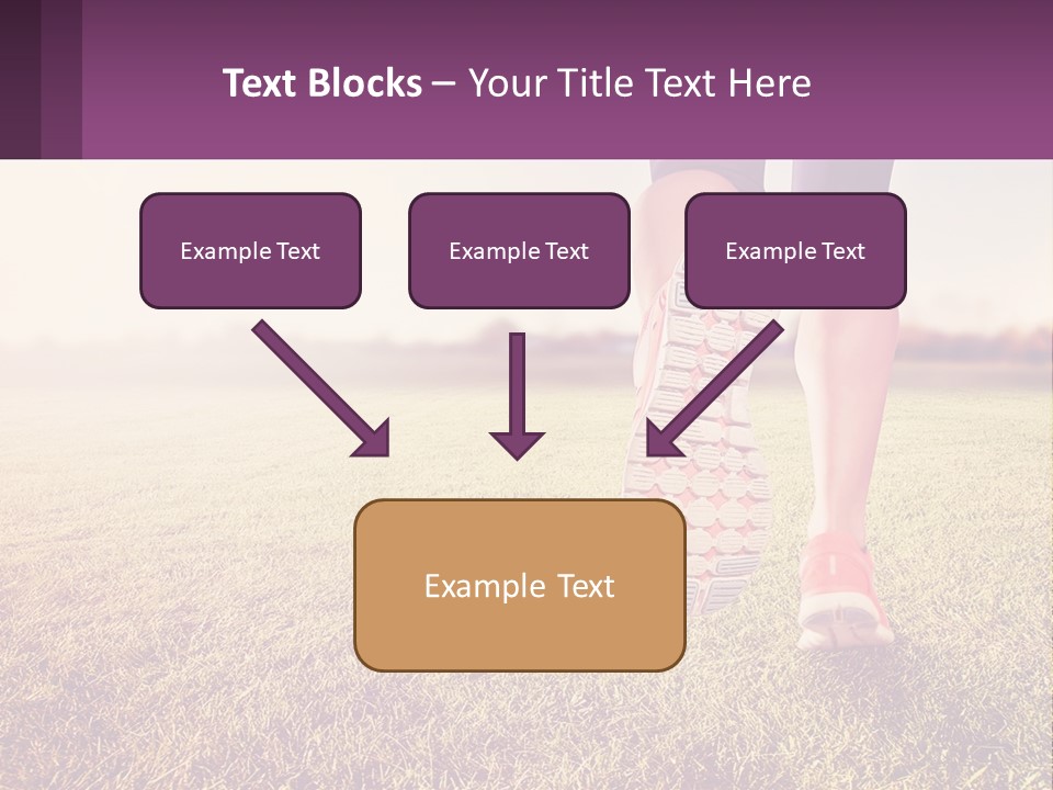 A Person Walking On A Field With A Skateboard PowerPoint Template