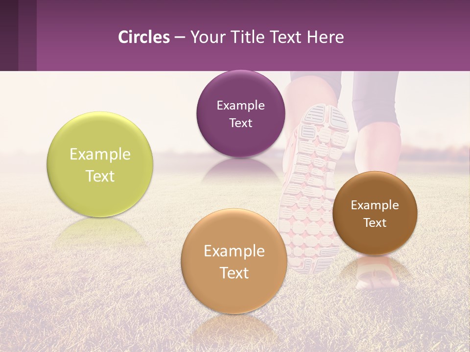 A Person Walking On A Field With A Skateboard PowerPoint Template