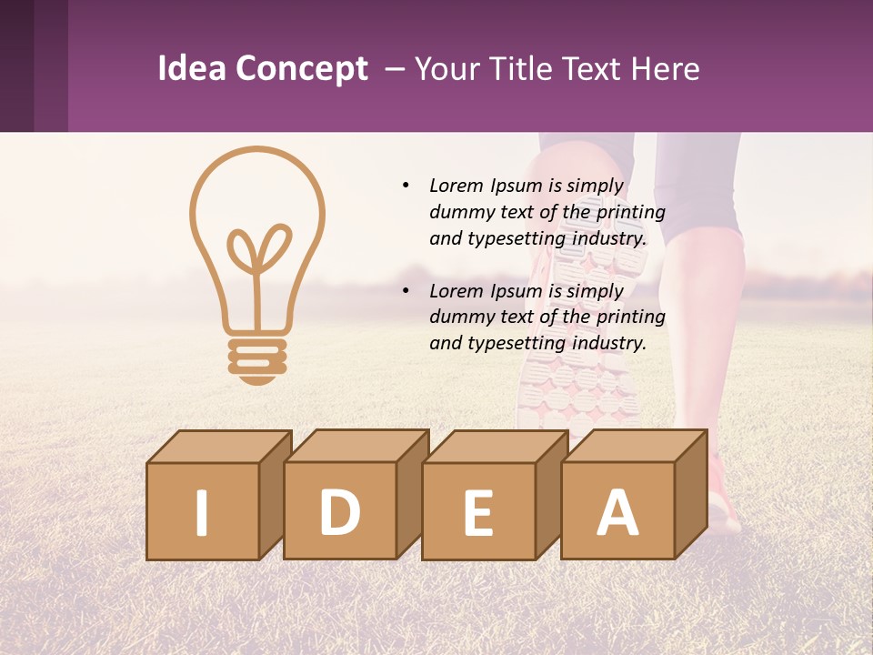 A Person Walking On A Field With A Skateboard PowerPoint Template