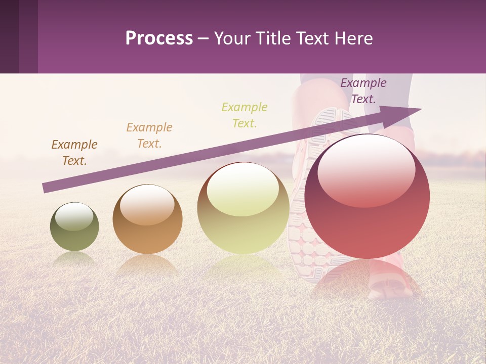 A Person Walking On A Field With A Skateboard PowerPoint Template