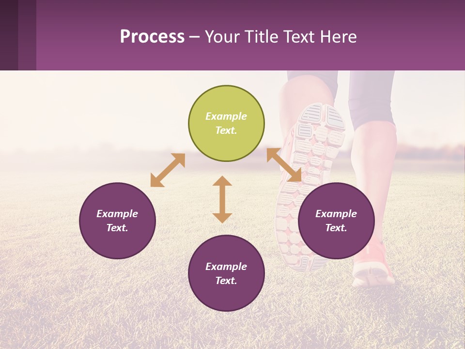 A Person Walking On A Field With A Skateboard PowerPoint Template