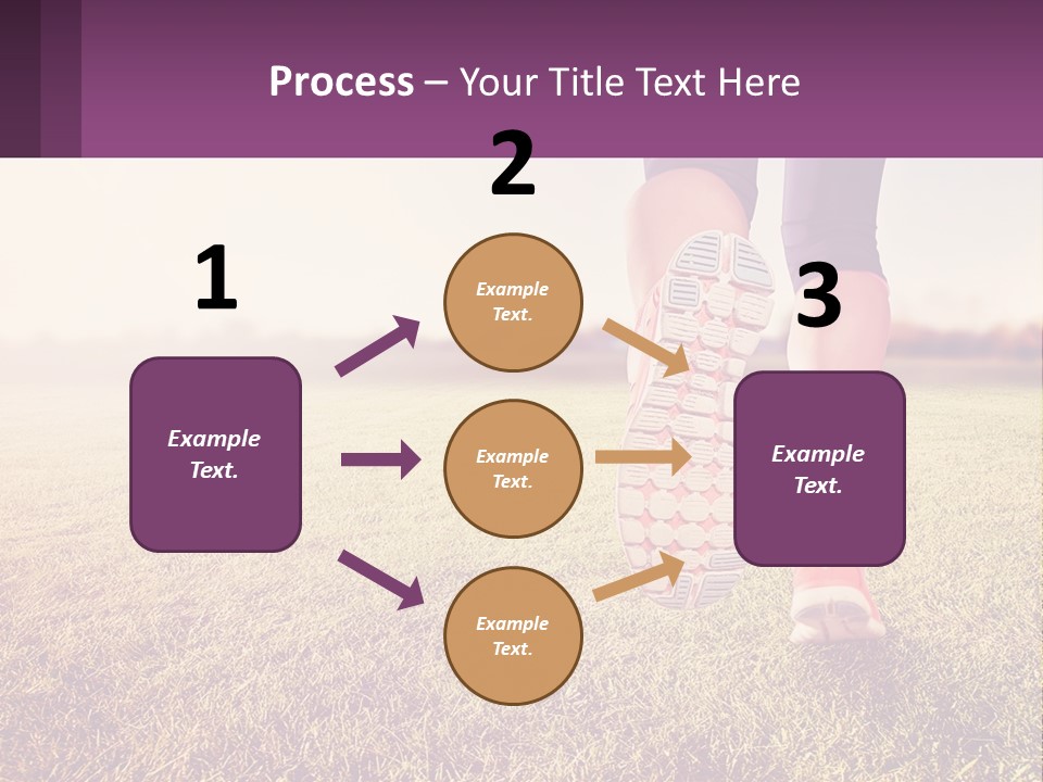 A Person Walking On A Field With A Skateboard PowerPoint Template