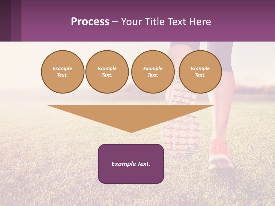 A Person Walking On A Field With A Skateboard PowerPoint Template