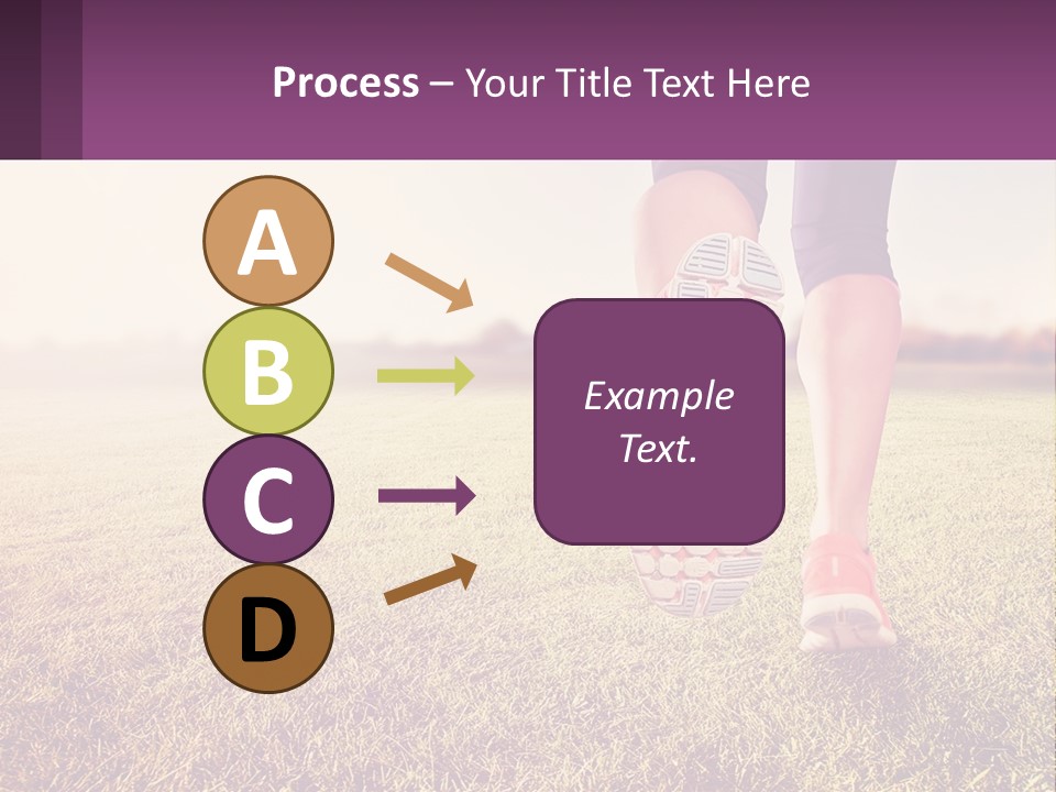 A Person Walking On A Field With A Skateboard PowerPoint Template