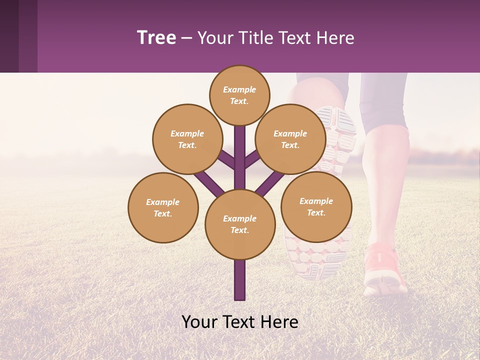 A Person Walking On A Field With A Skateboard PowerPoint Template