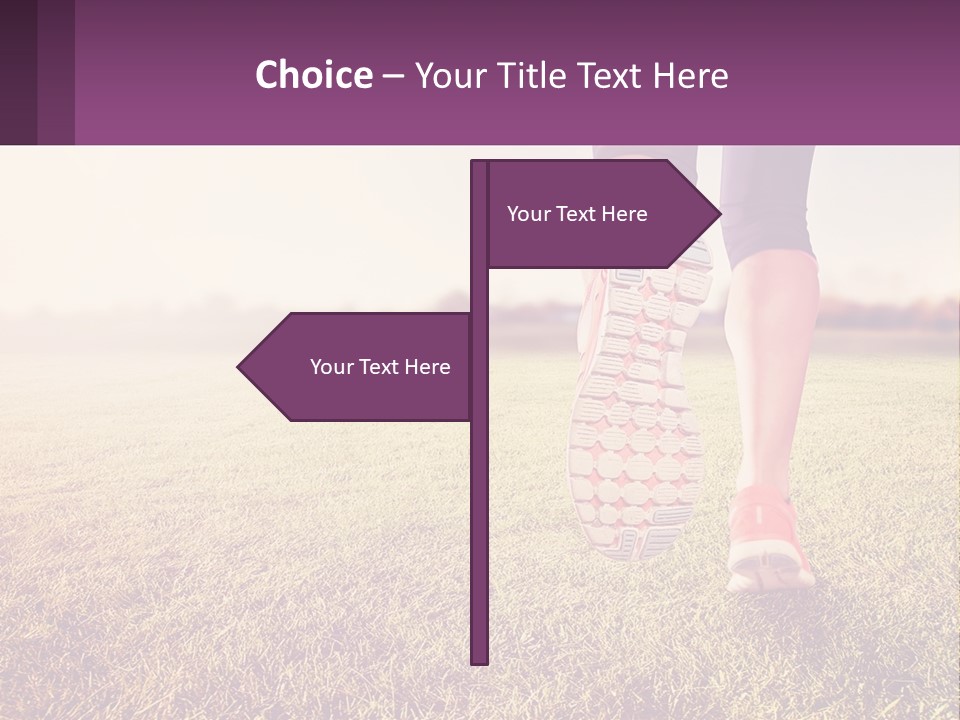 A Person Walking On A Field With A Skateboard PowerPoint Template