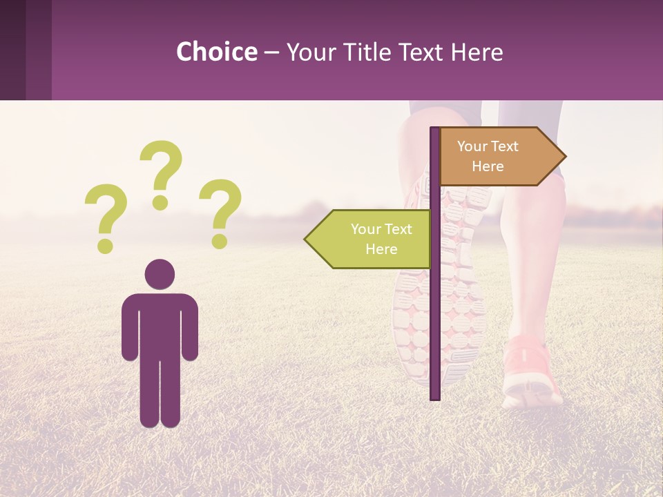 A Person Walking On A Field With A Skateboard PowerPoint Template