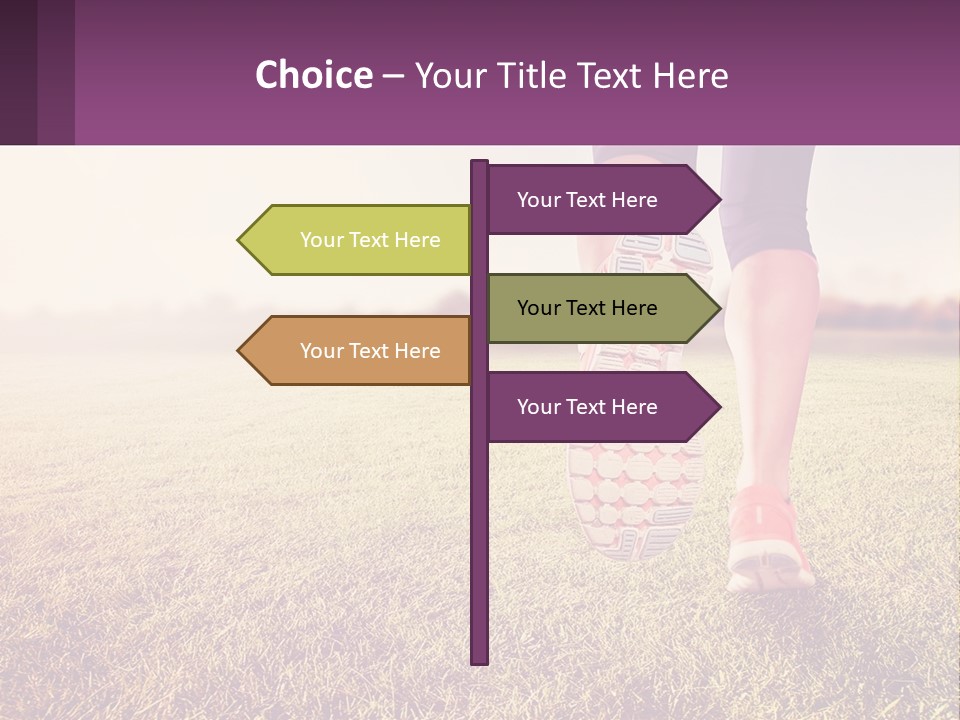 A Person Walking On A Field With A Skateboard PowerPoint Template