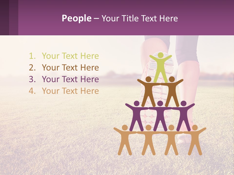 A Person Walking On A Field With A Skateboard PowerPoint Template