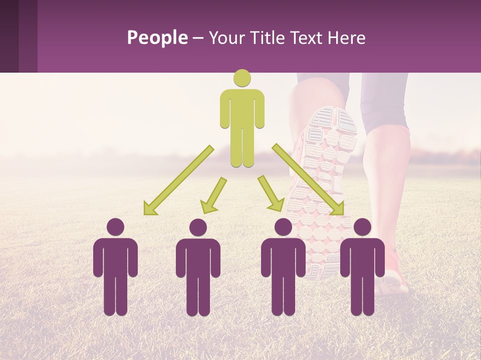 A Person Walking On A Field With A Skateboard PowerPoint Template