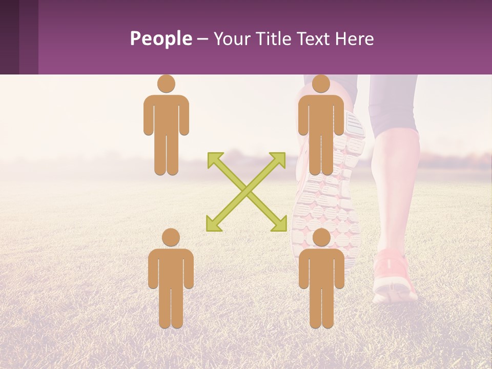 A Person Walking On A Field With A Skateboard PowerPoint Template